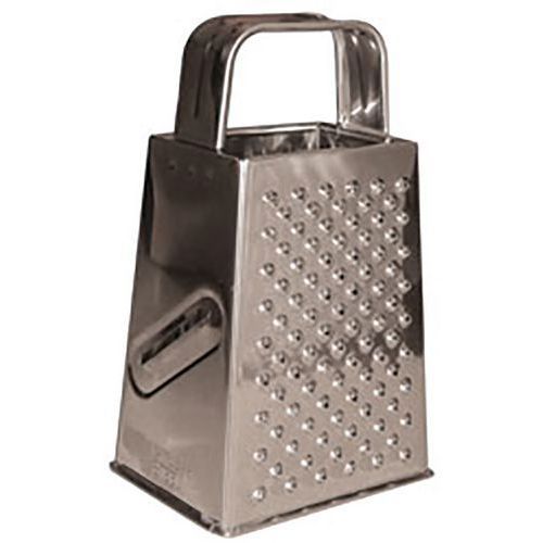 RÂPE CARRÉE 4 FACES EN INOX POIGNÉE EN INOX - METALTEX