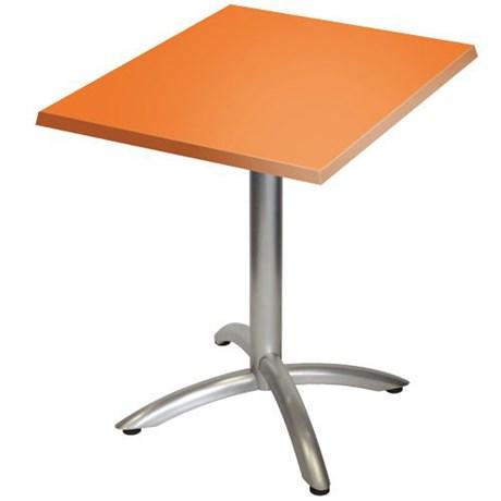 TABLE DE TERRASSE VENISE SOLO ORANGE 70 X 70 CM