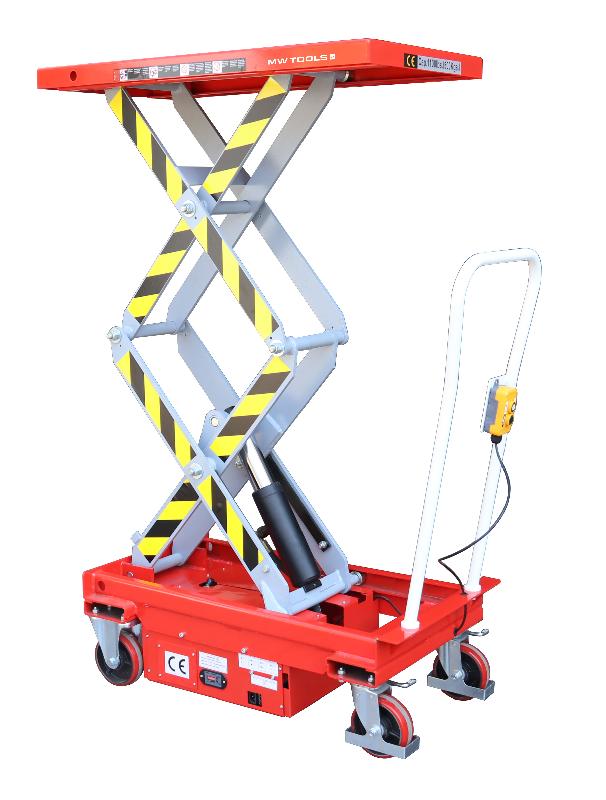 Table élévatrice électrique mobile 500 kg 1010x520mm Hauteur 1618mm MW Tools WTE50016_0
