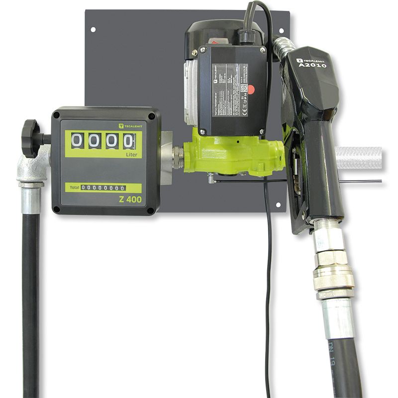 Pompe à palettes TecPump System 600 - autoamorçante, électrique, avec options de montage, pistolet et compteur_0