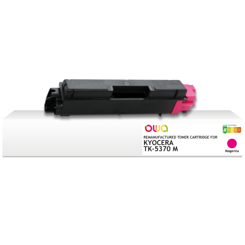 TONER REMANUFACTURÉ OWA - STANDARD - MAGENTA - POUR KYOCERA TK-5370 M
