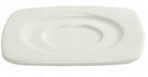 12 sous-tasses à café Riva Rossa - Porcelaine blanche de haute qualité - Conditionnement 12x8cl_0