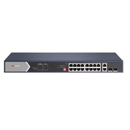 HIKVISION DS-3E0520HP-E - Switch non-géré Gigabit Ethernet (10/100/1000) avec Power over Ethernet (PoE), bleu_0