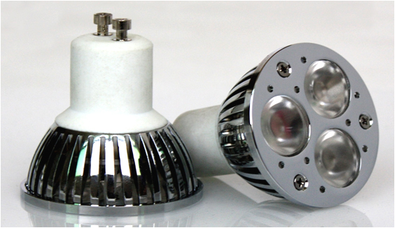 Ampoule LED GU10 3x1W - CREE XR-E 7090 - 260lm - 6000-6500K - Angle 30° ou 60°_0