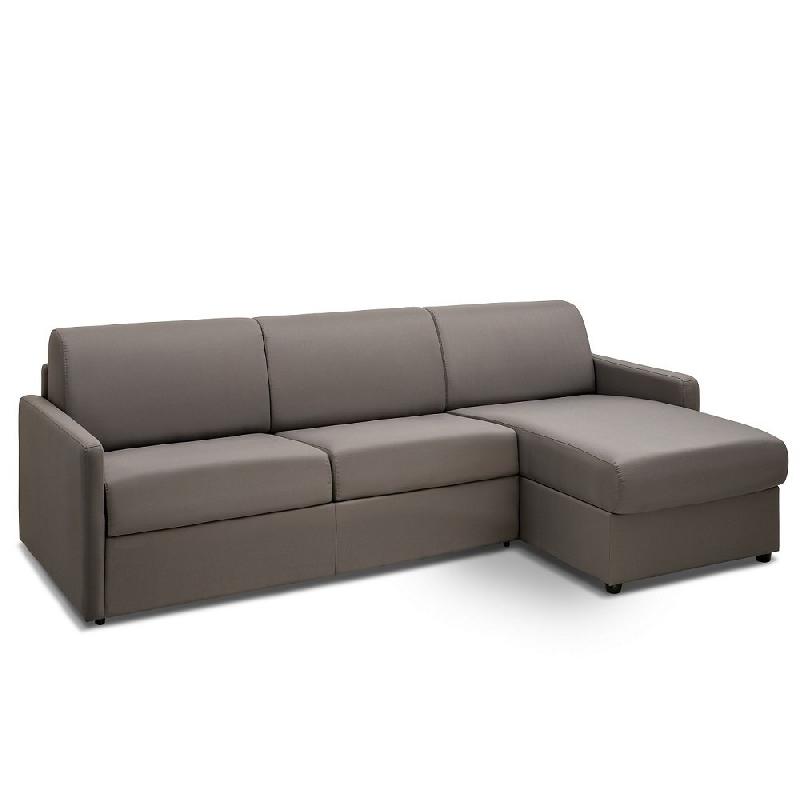 CANAPÉ D'ANGLE CONVERTIBLE PARADISO GRIS SILVER EXPRESS COUCHAGE 140 CM_0