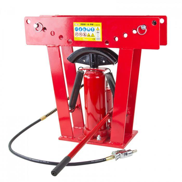 Cintreuse-presse à cintrer pneumatique 16 tonnes - 8 matrices - 553_0