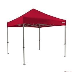FRANCE BARNUMS tente pliante pro 3x3m - alu 55mm/pvc 580g norme m2 - rouge - france-barnums - rouge aluminium 222s_0