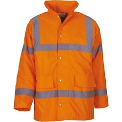 Parka haute visibilité Imperméable  orange T.3XL Yoko - XXXL orange polyester 6933883209762_0