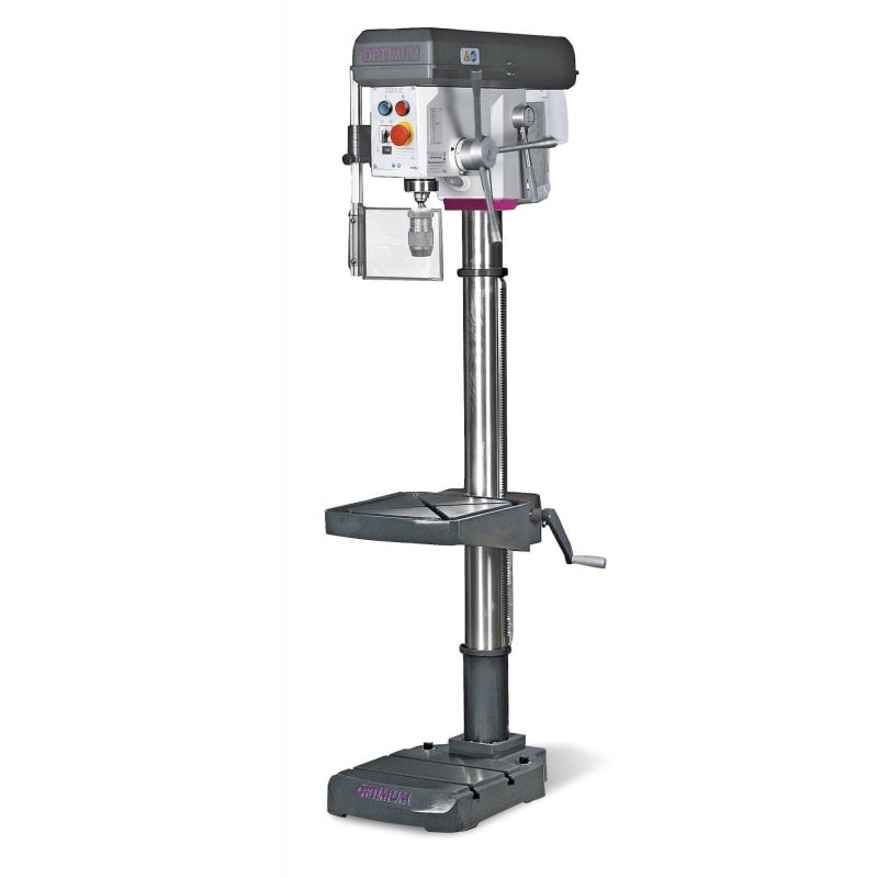 Perceuse à colonne Optimum B 28 H - Haute précision - 16 vitesses - Alimentation 400V - 28mm acier_0
