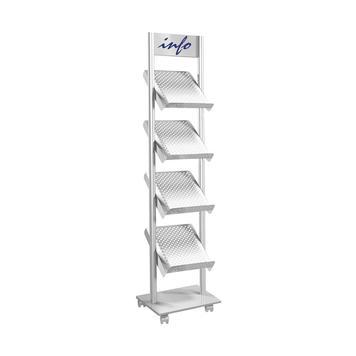 Porte-brochures sur pied 