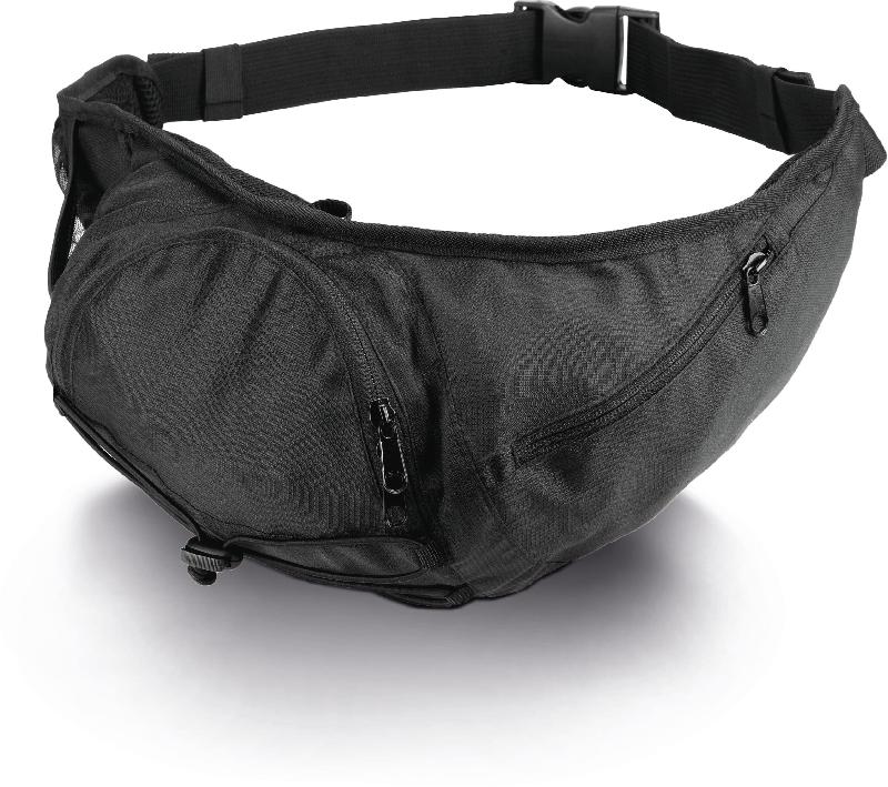 Sac de ceinture / banane Kimood - Réf: KI0310 - Compartiments zippés, dos matelassé et poche secrète_0