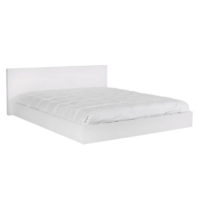 Lit suspendu Float 160x200cm blanc mat - TemaHome - Design haut de gamme - Paris Prix_0