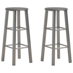 VidaXL Tabourets De Bar Lot De 2 Anthracite Mdf - gris 284387_0