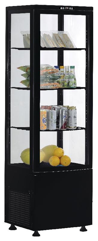 Vitrine réfrigérée type pâtisserie 235L couleur noire L2G_0