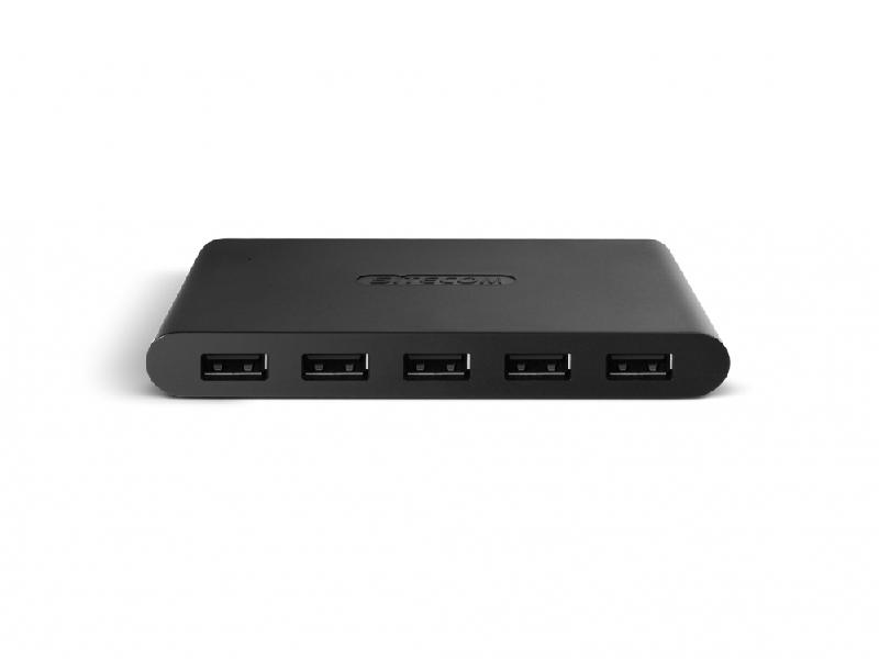 Sitecom CN-082 Hub USB 2.0 - 7 ports - Noir - câble 0,6 m - Taux de transfert 480 Mbit/s - Alimentation secteur_0