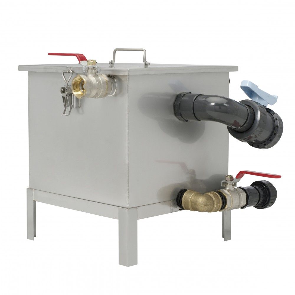 Bac à graisse professionnel compact sous évier pour traiteurs et restaurants - 90 couverts - BAGT-COMPACT - SARL Développement Durable_0