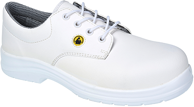 Chaussures de sécurité basses à lacets - composite ESD S2 blanc FC01, taille 38_0