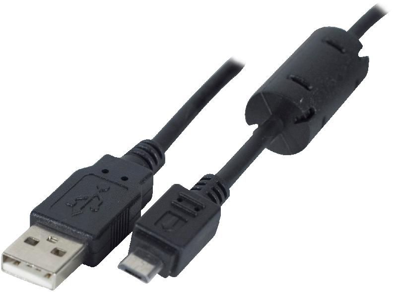 CÂBLE USB 2.0 TYPE A VERS MICRO USB TYPE B MÂLE/MÂLE 1,8 M - MANUTAN COLLECTIVITÉS