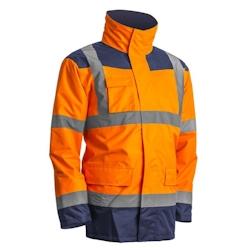 Coverguard - Parka HV 4 en 1 orange bleu marine KANATA Orange / Bleu Marine Taille L - L orange 5450564023611_0