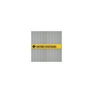EOG0904 - Panneau directionnel aluminium dibond 120x800mm - Toutelasignaletique - Flèche amovible et usage intérieur/extérieur_0