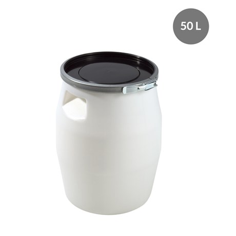 FÛT BLANC AVEC COUVERCLE 50 L