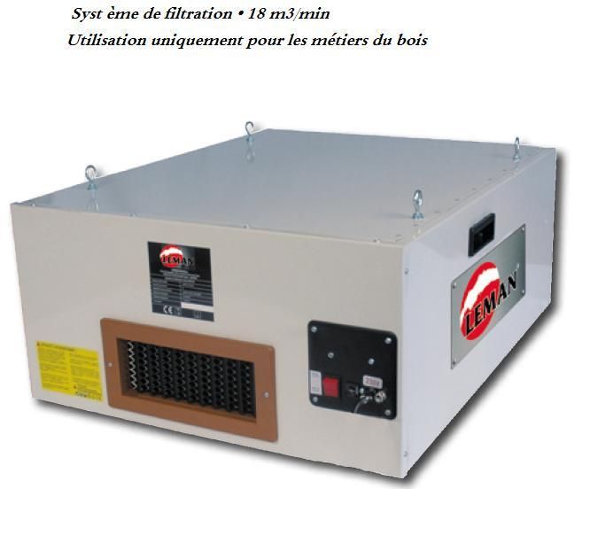 LEMAN - SYSTèME DE FILTRATION 125W 18M3/MIN - ASP018