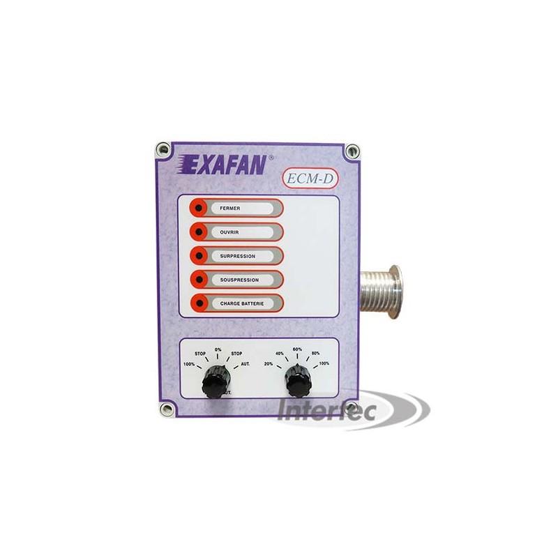 Mini-treuil à sécurité positive avec poulie - Exafan - 100 kg - Compact et étanche_0
