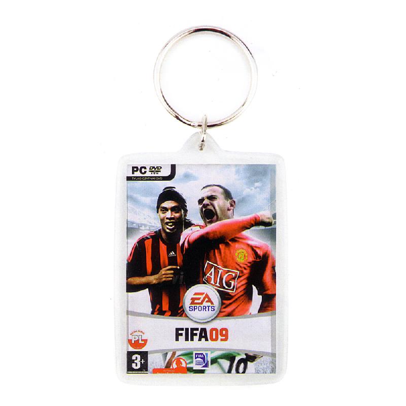 Porte-clés publicitaire en PVC - Format rectangle 62 x 44,5 mm_0