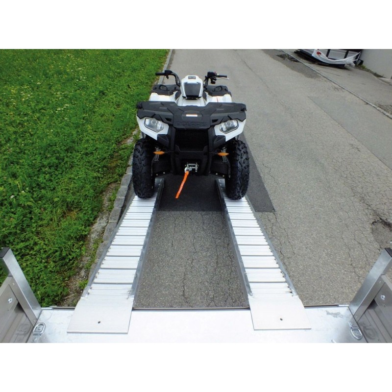 Rampe de chargement en aluminium 2m50 - 1000kg x2 - Réf AMT6656_0