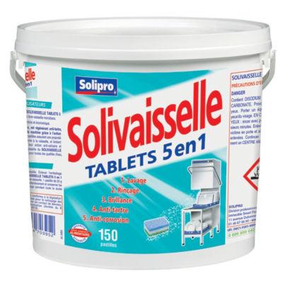 Tablettes lave-vaisselle cycle court Solivaisselle tout en 1, seau de 150_0