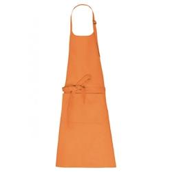 Tablier avec poche en coton bio  orange T.Unique Kariban - orange textile 3663938224541_0