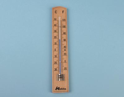 Thermomètre temp. Ambiante en bois, 200 mm - Ref.: KJM003_0