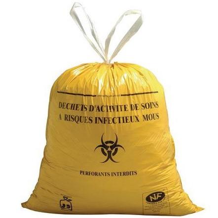 Sac poubelle jaune DASRI
