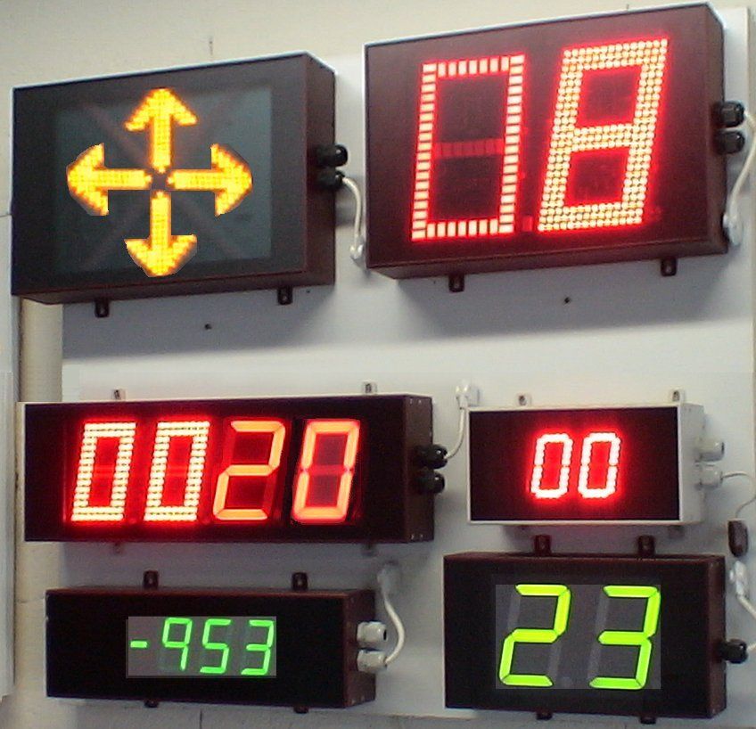 Afficheurs à LED - Fabricant de modèles géants numériques et alphanumériques pour intérieur et extérieur_0