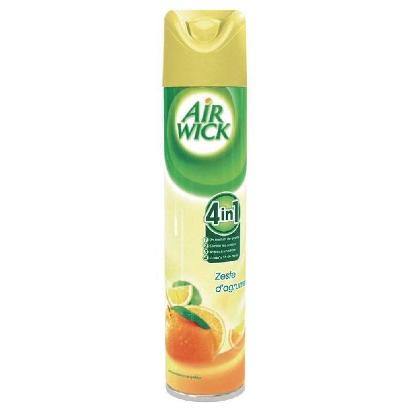 AIR WICK AÉROSOL DÉSODORISANT AIR WICK -ZESTE D'AGRUMES - 300 ML (PRIX À L'UNITÉ)