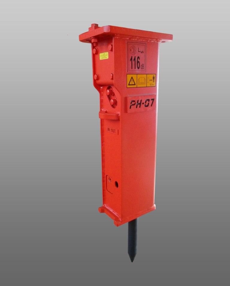 Brise-roche hydraulique PH-07 - nouvelle génération - pour pelles de 2 à 3 t_0