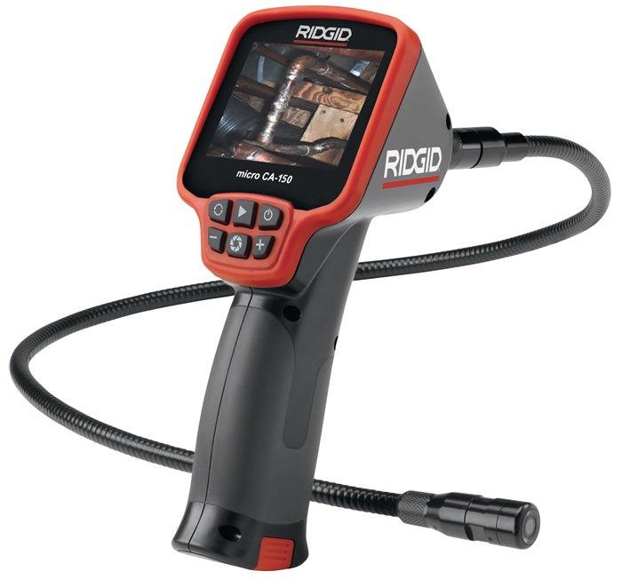 Caméra d'inspection micro CA-150 3,5 po. 320 x 240 17 mm LED 4 longueur du câble 900 mm RIDGID_0