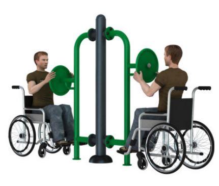 Étirateur de bras ASO-F30 - Appareil de fitness extérieur en acier galvanisé conforme NF EN 16630:2015_0