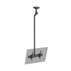 KIMEX Support TV plafond inclinable 1 écran 43''- 75'' Hauteur 225cm noir - noir 3700685426313_0