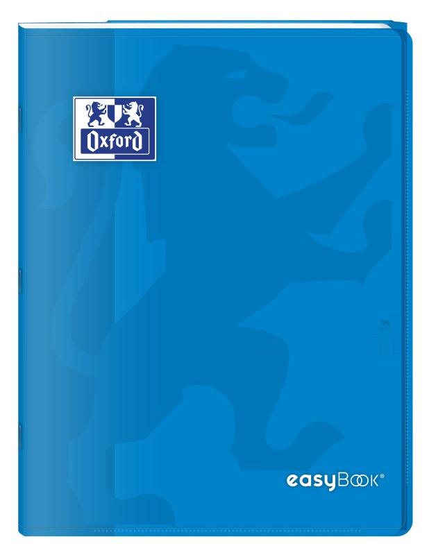 Oxford Lot de 10 Cahier EasyBook piqué 24x32, 140p./70 feuilles 90g/m², Séyès, coloris assortis (6) - 3020120222851_0