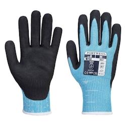 Portwest - Gants anti coupures de niveau F CLAYMORE AHR bleu noir Bleu / Noir Taille 8 - 5036108299133_0