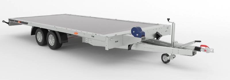 Remorque porte voiture-plateau - 4,50 X 2,10 M - 2700 KG - MARTZ GT PLATEAU 450S_0
