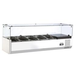 Saladette à poser 5x GN 1/4 CSAP514 Casselin - gris CSAP514_0