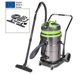 Aspirateur industriel Cleancraft wetCAT 362 IET - 7001370 - 62L - 3 moteurs - Acier inoxydable_0