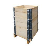 Bac à fouille kit rehausses 400x400 mm - Bois et acier certifié PEFC - Dimensions personnalisables_0