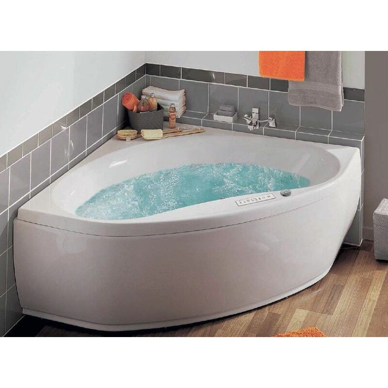 Aquarine Baignoire D Angle Balneo Nalia 135 X 135 Cm Avec Tablier Comparer Les Prix De Aquarine Baignoire D Angle Balneo Nalia 135 X 135 Cm Avec Tablier Sur Hellopro Fr