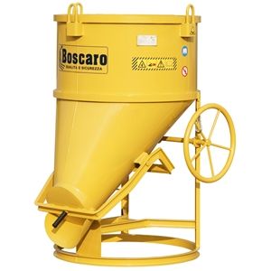 BF-V bennes à béton - conique avec sortie latérale et ouverture à volant - aussi disponible pour élévateur_0