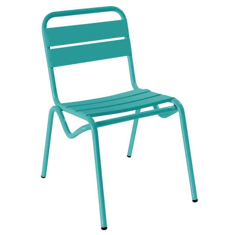 Chaise aluminium Avignon - BLEU_0