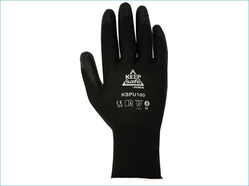 Gants manutention légère polyester enduction PU T10 - Réf GAPO_0