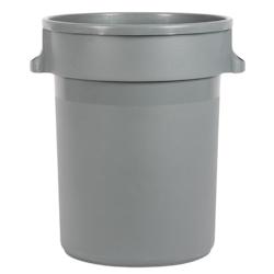 Poubelle Plastique 120L - Jantex - gris plastique L623_0